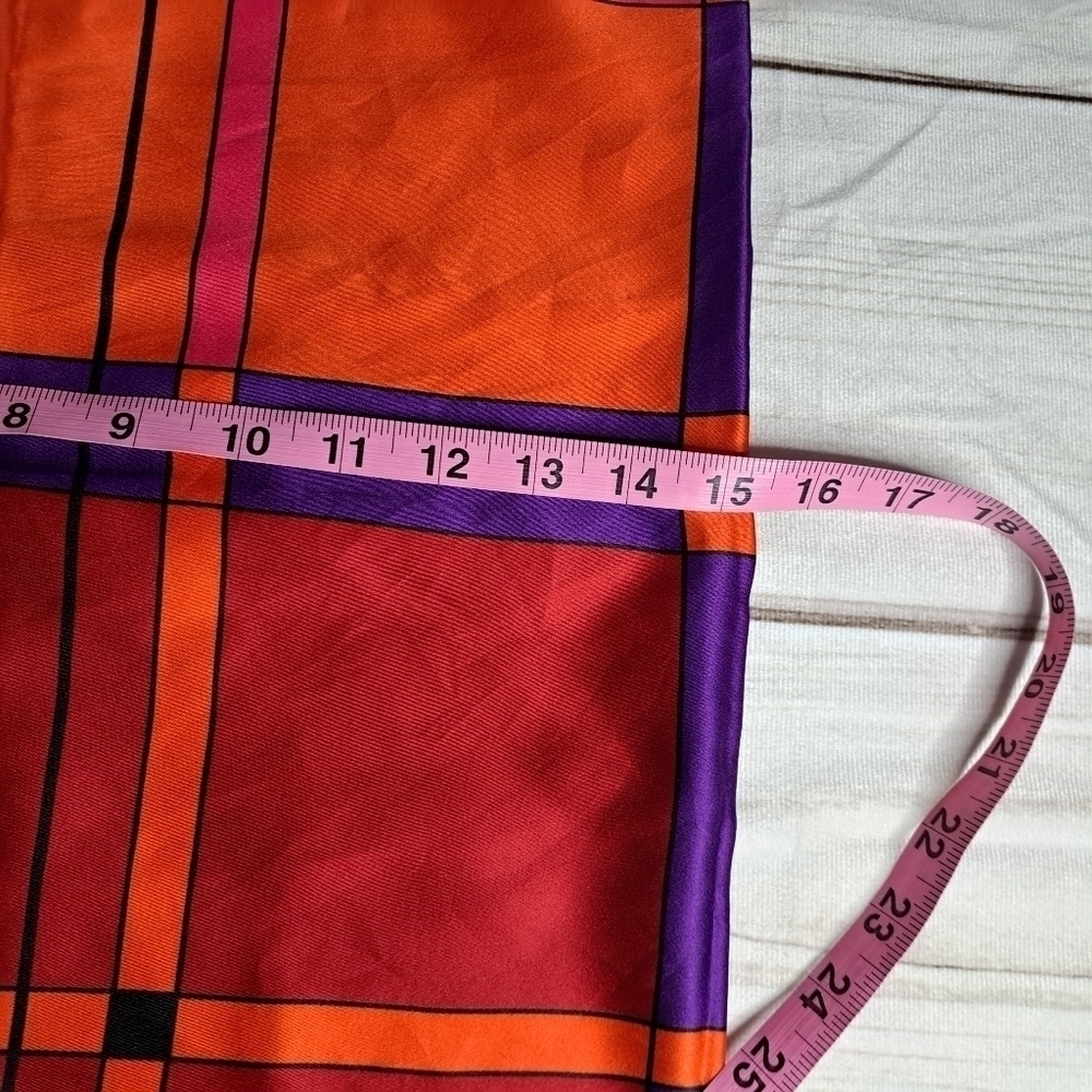 Colorful Window Pane Look Color Block Scarf - Picture 8 of 14